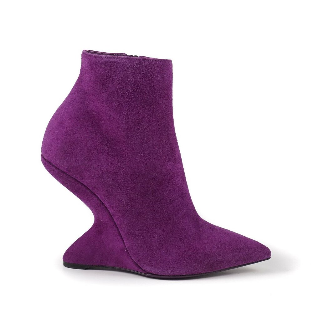 Salvatore Ferragamo 'Bolgheri' Violet Suede Shoes
